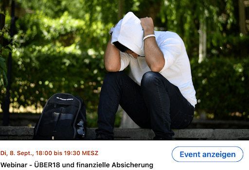 Webinar Anmelde-Screen