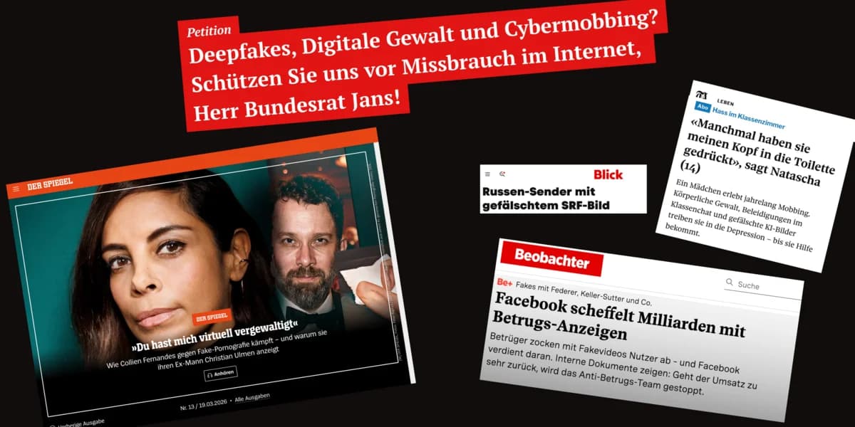 Contre les deepfakes & la violence numérique : Signez la pétition maintenant !