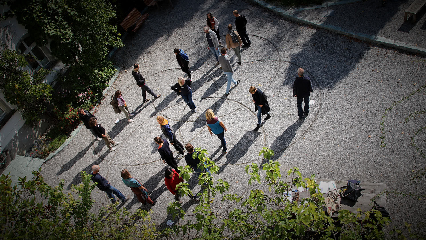 Die Teilnehmenden am Art of Hosting Training im Schloss Wartegg in Rorschacherberg.