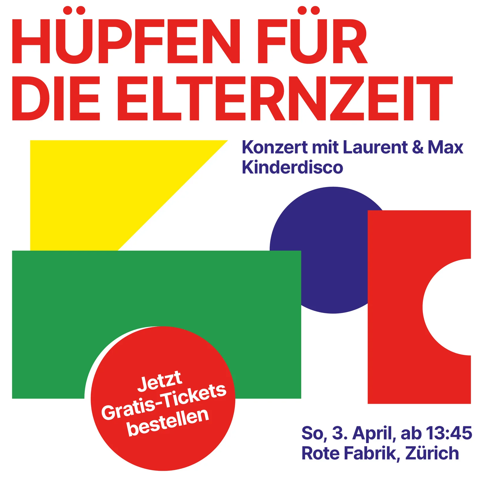 HÜPFEN FÜR DIE ELTERNZEIT: Kinderkonzert für Jung und Alt