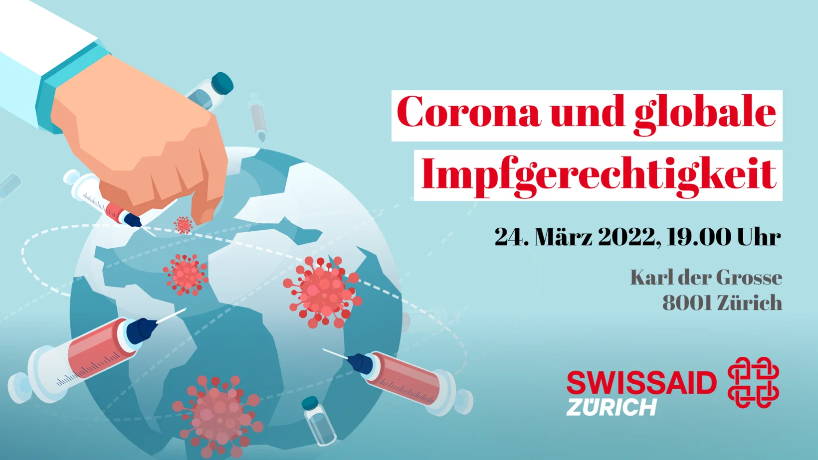 Flyer Corona und die globale Impfgerechtigkeit