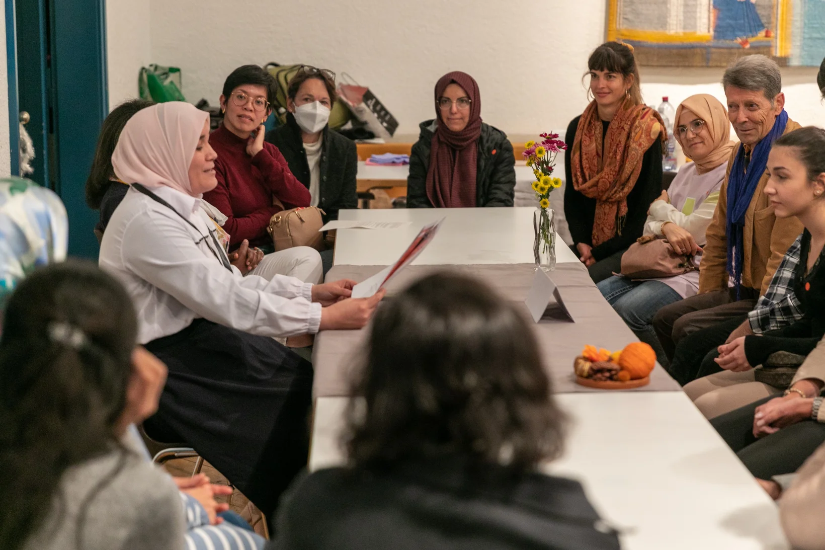Teilnehmerin des Berufsmentorings an Veranstaltung