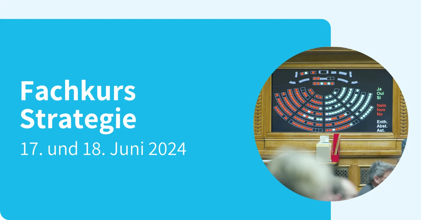 Fachkurs Strategie: 17. und 18. Juni 2024