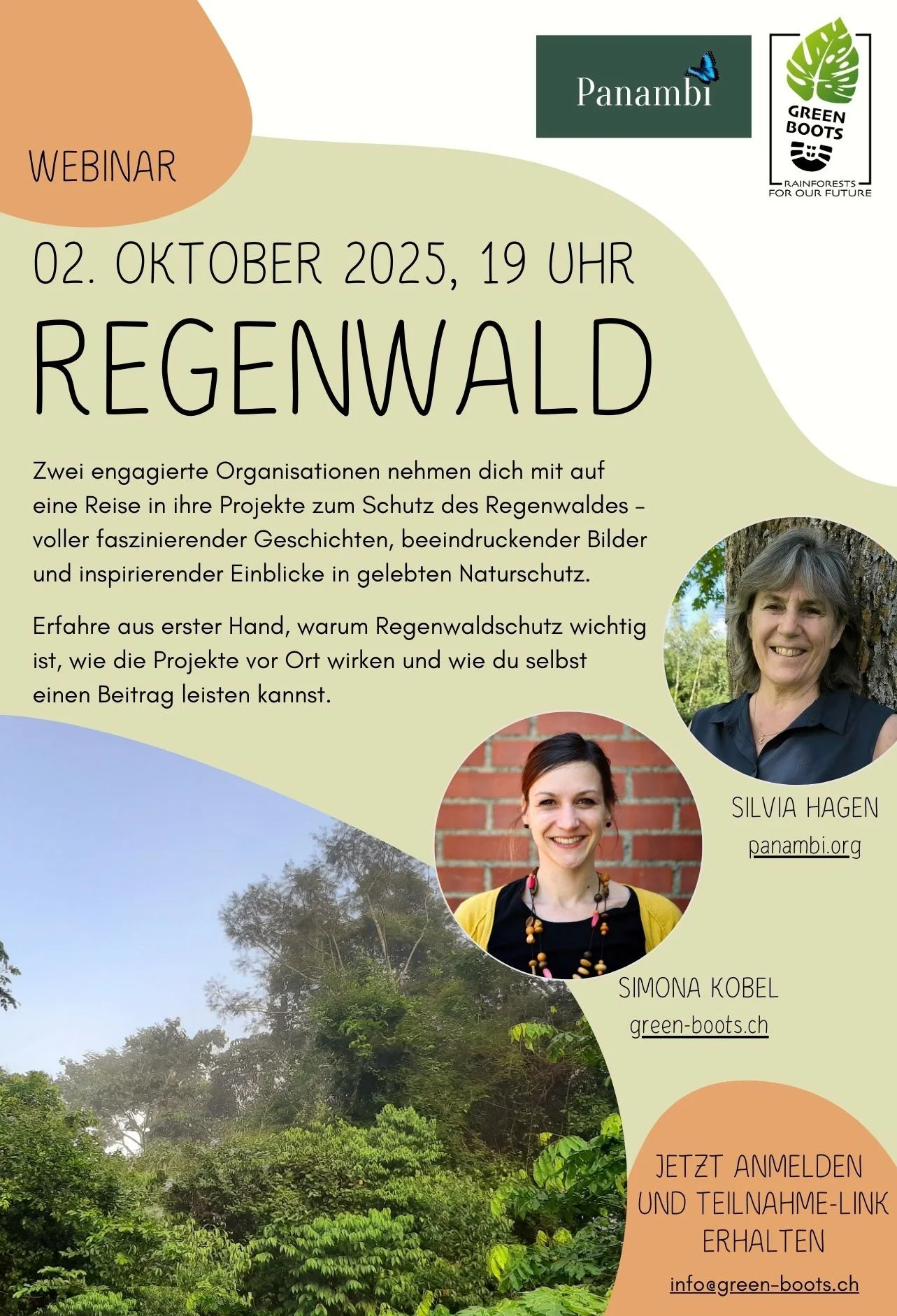 Flyer Webinar Regenwald