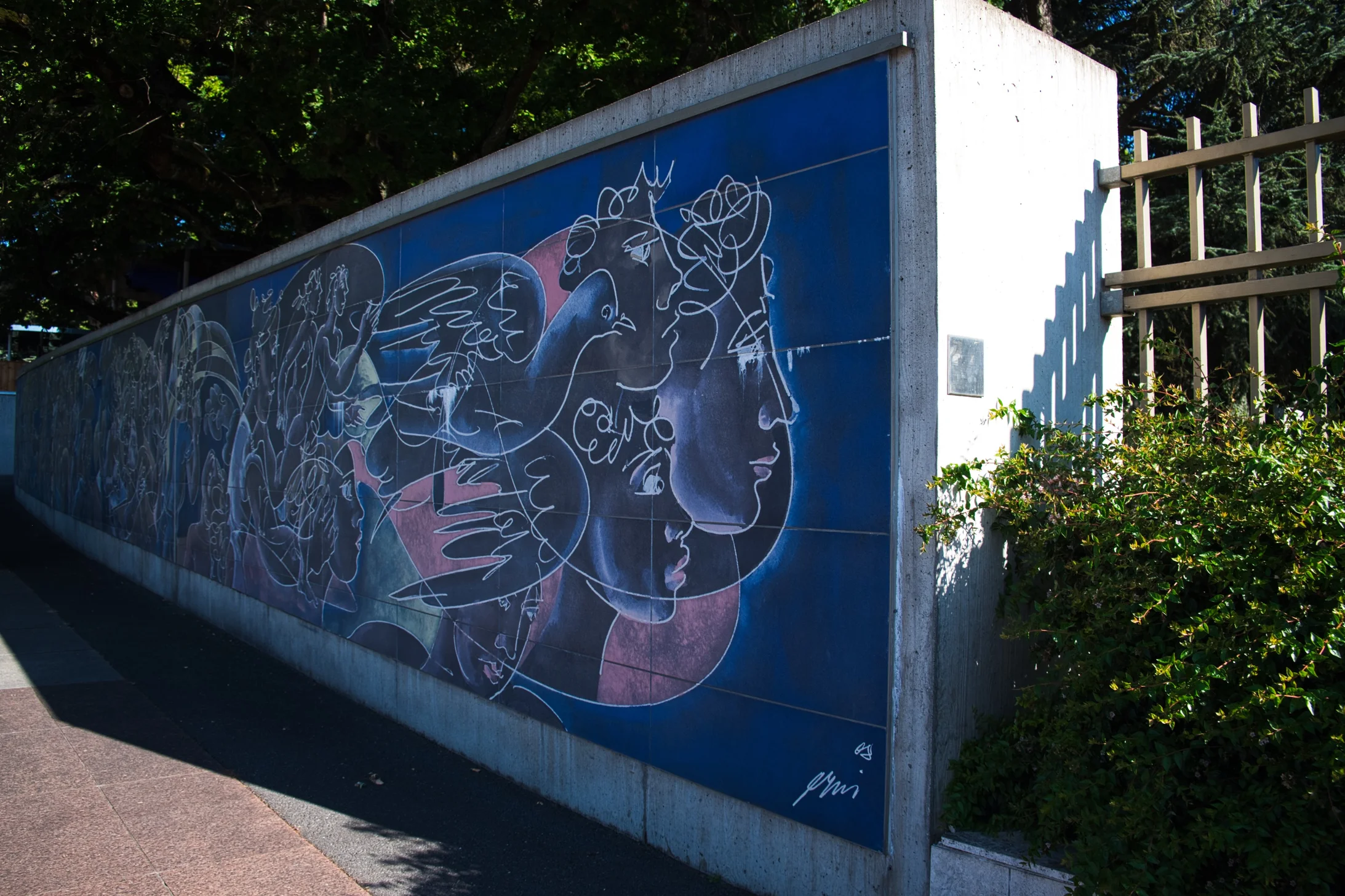 fresque de la paix 