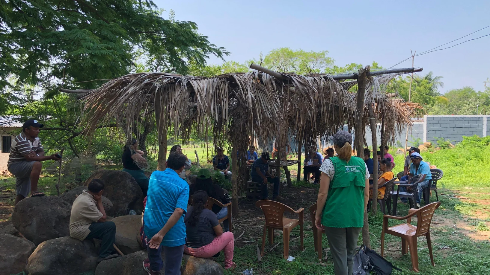 Begleitung der Organisation ADEPZA auf der Halbinsel Zacate Grande, im Süden von Honduras. Bild: PWS.