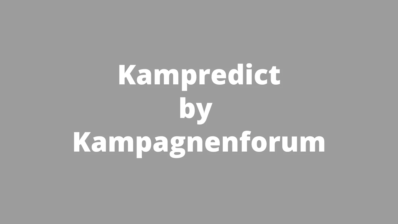 kampredict-grau